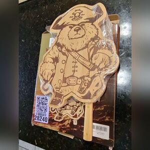 Pirate Bear Cutting Board & Knife Set